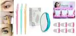 OPTRA-Apneeshop Body Shaving Razor Facial And Eyebrow Crystal Hair Remover (Set Of 10)