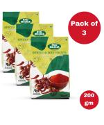 AKD MASALA Kashmiri Chilli Powder 600(200x3), Pure Mirchi Powder, No Added Colour / Preservatives