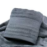 Mush Space Grey Solid Bath Towel