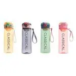 BINSBARRY Motivational Water Bottle for Kids Fitness Sports Water Bottle Sipper for Adults Office Yoga Camping Cycling Running Fitness Gym School Water Bottle for Boy Girls (Multicolor, 800ML)