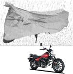 Aamaya Store Silver Two Wheeler Cover For Bajaj Avenger 220 Cruise