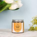 NIKSA HOMES Orange Spice Scented Candle, Paraffin Wax, Scented Citrus & Spicy, For Home Decor, Office, Festival Decoration, Gift -380gms