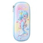 Samvardhan Ethylene Vinyl Acetate (Eva) Large Capacity Pencil Pouch for Girls| 3D Mermaid Style Pencil Pouch| Multifunctional Stationery Bag with Zipper Closure| Stylish Pencil Pouch (Small_Blue)