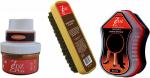 Zedz Combo Of Instant Shoe Shiner, Shoe Cream And Shoe Brush