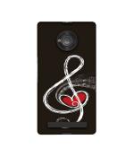 Casotec Love Note Music Design Printed Silicon Soft TPU Back Case Cover for Micromax YU Yuphoria