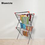 BLUEVISTA Mini Star 4ft Stainless Steel Foldable, Rustproof Cloth Dryer Stand Double Rack Cloth Stands for Drying Clothes Steel