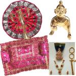 Sk Craft Multicolor Laddu Gopal Poshak