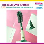 Adore The Silicone Rabbit 3 in 1 Bottle Cleaning Brush Kit - Green