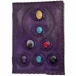 pranjals house Blue Leather Handmade Diary 100 Pages