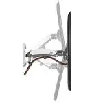 Gadget Wagon Led Tv Wall Mount Monitor Gas Strut Flexi Spring Stand Arm For 50-60 Inch Led Tv Wall Mount Monitor Gas Strut Flexi Spring Stand Arm (Black)