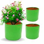 Only For Organic Heavy Duty HDPE UV Treated Green Grow Bags for Home Gardening || 220 GSM || 4x4 inch - Pack of 5