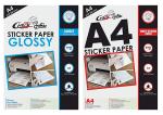Crazy Sutra A4 Self-Adhesive Sticker Paper Combo (Matte 20 Sheet & Glossy 10 Sheet) For Laser & Inkjet Printer