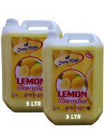 Dusty Might-Lemon Floor Cleaner Disinfectant Phenyl Liquid Surface Cleaner - 5L+5L