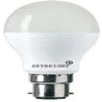 SKYBRIGHT 9 W Round B22 LED Bulb (White)