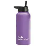 The Better Home Purple Stainless Steel Insulated Sipper Water Bottle For Kids