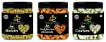 Organic Purify Rawfruit Diwali Combo with Kaju / Cashew, Badam / Almond, Kishmish /Raisins /Dry Fruit Combo Pack/ 250g
