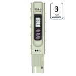 HM DIGITAL TDS-3 Meter - Handheld Temperature TDS (ppm) Tester, 0-9990 ppm, 1 ppm Resolution, 2% Readout Accuracy Testing Water Quality for Hydroponics Aquariums Pools Drinking and Many More