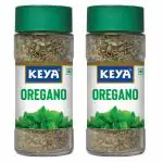 Keya Oregano (Freeze Dried), Imported Herb Sprinkler, Glass Bottle 10 Gm x 2 (Pack of 2)
