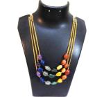 JAYA VISION ENTERPRISES Gemstone Tumble 3 Line 7 Chakra Chain Necklace