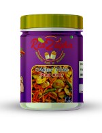 RedZayka Home Made Rajasthani Mixed Pickle | 400G | Traditional Mango Chilli Lemon ker Ginger lasoda Mix Achar | Made Fresh with Pure Mustard Oil | Tasty Mixed Achar | Pantry Must Have | Pack of 1