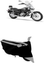 RONISH Waterproof Two Wheeler Cover for Bajaj (Avenger 220 Cruise, Black, Silver)