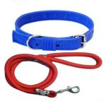 Senapati Dog Neck Blue Collar Belts and Rope Red