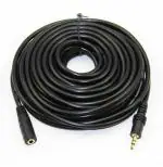 BIGGEAR 3Mtr Male to Female Stereo Aux Extension Cable