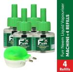 Mosquito Furr Naturals Neem Liquid Mosquito Vaporiser Refill Mosquito Vaporiser Refill With Machine (Pack 04)