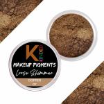 KINDED Copper Powder Loose Shimmer Glitter Eyeshadow for Women, 3 g