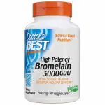 Doctor's Best 3000 GDU Bromelain 500 mg 90 Veggie Caps