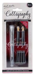 ICRAFTYWORLD R H LIFESTYLE 2 Nib CalligICRAFTYWORLD Raphy Set, 8 Piece. Includes 1 Pen, Nibs, 4 Black Ink CaICRAFTYWORLD RtICRAFTYWORLD Ridges and an InstICRAFTYWORLD Ruction Booklet with PICRAFTYWORLD Ractice Sheets.