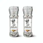 Lunn|Desert Salt & Pepper Mix|Rich in Natural Minerals |No GMO|Gluten Free|80g each|Pack of 2