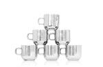 VARNA STAINLESS STEEL Double-walled Tea and Coffee Cup Set (Pack of 6)