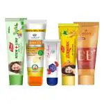 Vetoni Women's Care Kit - BB Foundation, Turmeric, Neem+Lime, Lemon Face Wash & Soft Touch Lip Balm. Pack of 5