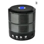 JHN SPEAKERS Mini Bluetooth Speaker WS 887 with FM Radio, USB Pen Drive Slot and Memory Card Slot, AUX Input Mode Speaker (Black)