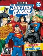 Dreamland Justice League Stickers Activity and Colouring Book