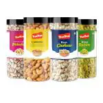 YUM YUM Dry Fruits Combo Pack 1Kg (Almonds 250g, Cashew 250g, Pista 250g, Kishmish 250g)