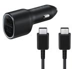 eKus Samsung Car Charger Super Fast Charging 2.0 Dual Port (45W And 15W)