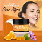 Vivaglo Brightening Night Comfort Cream - 50 g| For Dark Spots, Uneven Skin Tone| Hyaluronic Acid & Niacinamide| Fragrance Free| Dermatologist Recommended (Pack of 1)