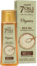 Emami 7 Oils In One Organics Rice Oil Hair Oil, 200 Ml