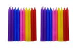 Bitona Multicolor Wax Paraffin Wax Stick Candles