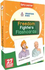 SPARTAN KIDS Freedom Fighter Flash Cards for Kids| 27 Early Learning Flash Cards for kids