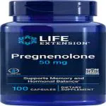 Life Extension Pregnenolone 50 mg, 100 capsules