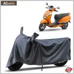 AG MOTO TVS Jupiter 125 Scooty Cover Water Resistant Dust Proof Protection in All Weather Grey