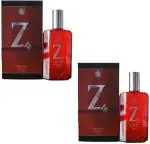DSP Z Red Eau De Parfum For Men And Women - 200 ml, 2 Pc