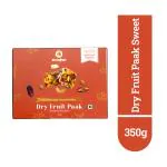 Anveshan Dry Fruit Paak Indian Sweets Mithai - 350 gm | Super Healthy Sweet | Sugar Free | 100% Natural | Made Using Dates, Nuts, A2 Desi Cow Ghee | Sweets Gift Pack