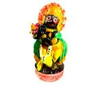 ORIVILLE Handcrafted Marble Stone Lord Jagannath Krishna Avatar Idol - 2.5 x 1.5 inch