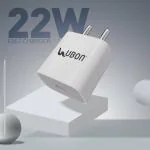 Ubon 22 W GaN 3 A Mobile Charger CH-888 OG Series with Type-C Output Port Charger