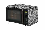 The Furnishing Tree Microwave Oven Cover for IFB 25 L Grill 25PG3B Floral Pattern Grey