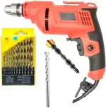Mass Pro Electric 10mm Left/Right Powerful Machine with Bits Power & Hand Tool Kit (4 Tools)